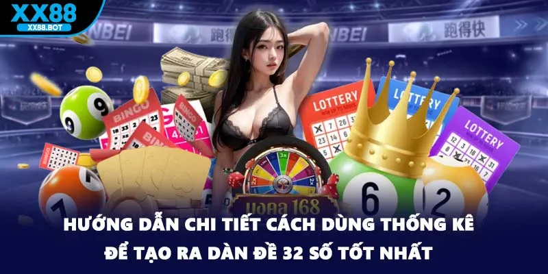 Hướng dẫn chi tiết cách dùng thống kê để tạo ra dàn đề 32 số tốt nhất.