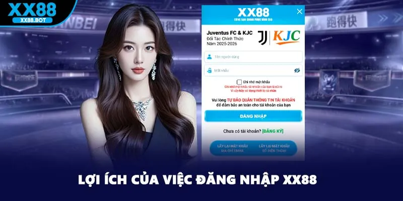 Lợi ích của việc đăng nhập XX88